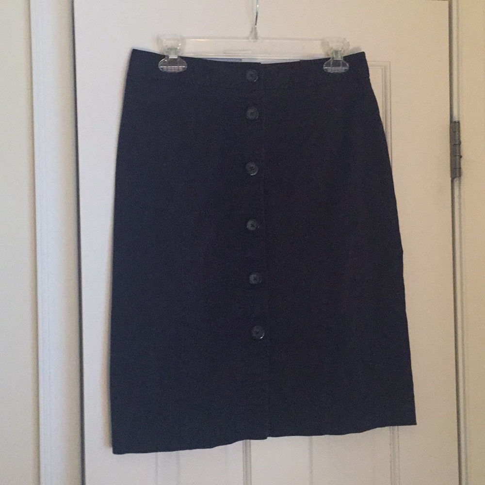 Dark navy Pantology skirt. Size 10